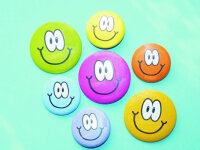 Smiley-Buttons, 100 Stck..