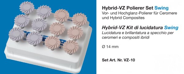Hybrid-VZ Polierer Set Swing(14mm)  VZ-10