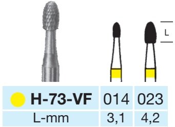 Hartmetall-MinifräserH-73-VF
