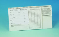 Anschriftenblatt für Systemkartei DIN A5