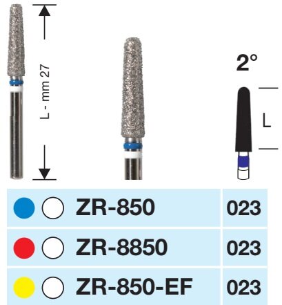Fresa in zaffiro  ZR-850-23